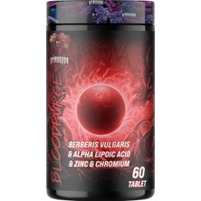 Grimsupps Bloodpure –Berberin (Berberis Vulgaris), Alfa Lipoik Asit, Çinko & Krom 60 Tablet