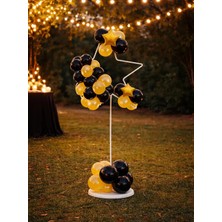 Eng Parti Dünyası Balon Standı 160 cm Yıldız Şekilli – Parti & Organizasyon Balon Dekor Standı (Balonsuz)
