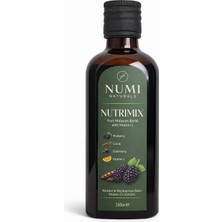 NUMI Naturals Nutrimix Karadut & Keçiboynuzu Pekmezli Bitkisel Karışım C Vitaminli Katkısız 150 gr