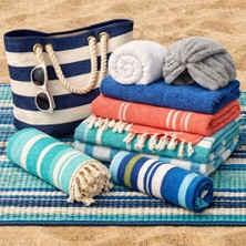 Bilmar Yazlık Plaj Seti Hasır + Çanta + Havlular 6 Parça