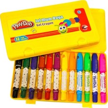 Play-Doh 12 Renk Crayon Mum Boya Jel Pp Box Çocuklar İçin Hayal Gücünü Geliştiren Ürün Cr014