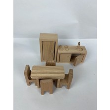 Taze Dükkan Ahşap Yatak Odası & Oturma Odası & Mutfak Seti