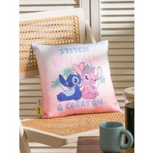 LC Waikiki Lcw Home Karışık Lilo ve Stitch Baskılı Kırlent 30 cm