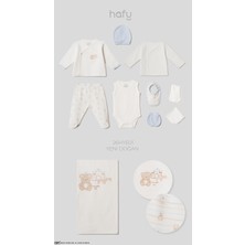 Hafy Baby Yenidoğan 10’lu Hastane Çıkış Seti - Yenidoğan 10 Parça Lüks Hediye Seti