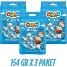 Şölen Ozmo Mini Eggs Poşet Çikolata 154 gr x 3'lü Fırsat Paketi