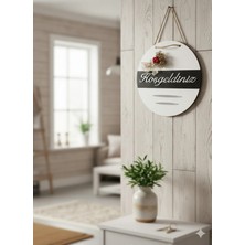 Bm House Bmhouse Hoşgeldiniz Yazılı Kapı Süsü