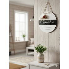 Bm House Bmhouse Hoşgeldiniz Yazılı Kapı Süsü