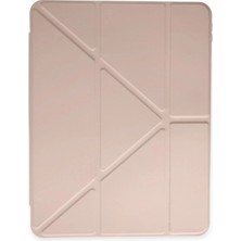 Paradise Sda  Samsung Galaxy T870 Tab S7 11 Kılıf Kalemlikli Mars Tablet Kılıfı - Rose Gold 4523