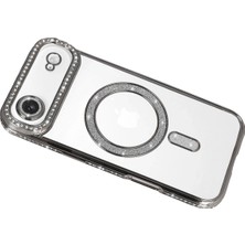 Paradise Sda  Apple iPhone 17 Air Joke Simli Magneticsafe Kılıf - Gümüş 4523