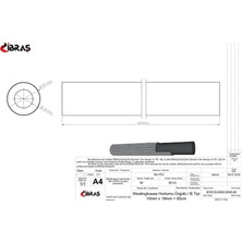 İbraş Westinavus Hortumu Örgülü 10MM x 65CM  R-12 7700575128 Ibras