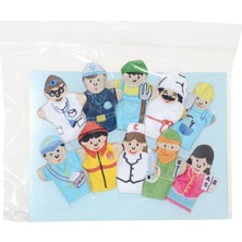 Paradise Sda AND-5197 Meslekler Parmak Kukla 10'lu -Anadolu Oyuncak 4523