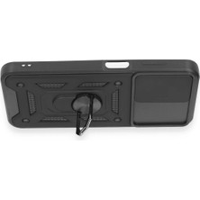 Paradise Sda  Samsung Galaxy M14 5g Kılıf Pars Lens Yüzüklü Silikon - Siyah 4523