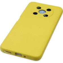 Paradise Sda  Huawei Nova Y90 Kılıf Nano Içi Kadife Silikon - Sarı 4523
