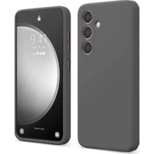 Paradise Sda  Samsung Galaxy S24 Fe Kılıf First Silikon - Gri 4523