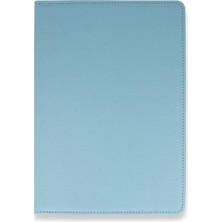 Paradise Sda  Samsung Galaxy T590 Tab A 10.5 Kılıf 360 Tablet Deri Kılıf - Turkuaz 4523