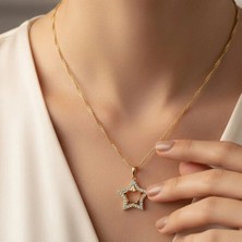 Xuping Jewelry Yıldız Taşlı Model Kolye