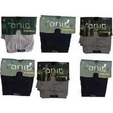 Anıt 1273 Erkek Boxer Bambu 6 Adet Çok Renkli Abani Classic