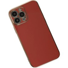 Paradise Sda  iPhone 14 Pro Kılıf Volet Silikon - Kırmızı 4523