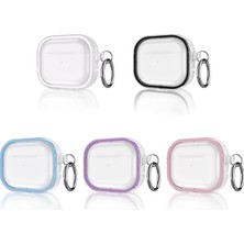 Paradise Sda  Airpods Pro 2 (2.nesil) Shiny Şeffaf Kılıf - Beyaz 4523