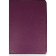 Paradise Sda  Samsung Galaxy X800 Tab S8 Plus 12.4 Kılıf 360 Tablet Deri Kılıf - Mürdüm 4523