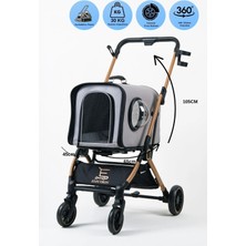 ELECTRON Kedi Köpek Arabası & Puseti – Katlanabilir Evcil Hayvan Taşıma Arabası | Pet Stroller | 803-1