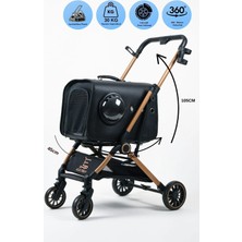 ELECTRON Kedi Köpek Arabası & Puseti – Katlanabilir Evcil Hayvan Taşıma Arabası | Pet Stroller | 803-1