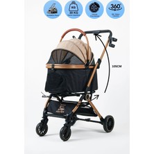 ELECTRON Kedi Köpek Arabası & Puseti – Katlanabilir Evcil Hayvan Taşıma Arabası | Pet Stroller | 803-2