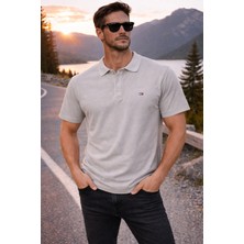 İnce Moda Giyim Erkek Basic Polo Yaka T-Shirt –  Slim Fit, Minimal Logo Detaylı (Çok Renkli Seri)
