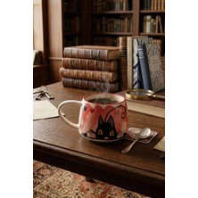 Pawicci Kedi Desenli El Yapımı Seramik Kupa-Pet Serisi