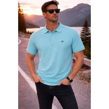 İnce Moda Giyim Erkek Basic Polo Yaka T-Shirt –  Slim Fit, Minimal Logo Detaylı (Çok Renkli Seri)