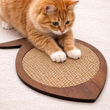 Pawstar Kedi Tırmalama Tahtası Balık Desenli-Tırmalama Rampası-Tırmalama Matı