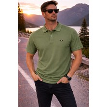 İnce Moda Giyim Erkek Basic Polo Yaka T-Shirt –  Slim Fit, Minimal Logo Detaylı (Çok Renkli Seri)