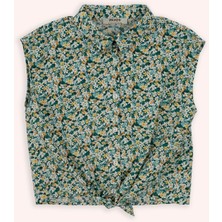 Panço Kız Çocuk Desenli Gömlek