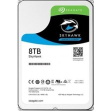  seagate 8tb st8000vx010 256 mb önbellek 5400 rpm 3.5" 7-24 güvenlik harddisk