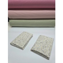 Pınarhome collection 100% Desenli Kumaş Ranforce Kapaklı Yastık Kılıfı --50X70CM--2 Adet (1 Çift)