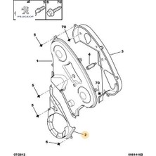 Motor Ön Kapağı Alt DJ5TE   Peugeot 0320.J8