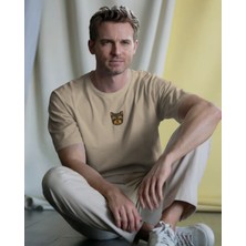 Muhtar Store Yorkshire Terrier Köpek Baskılı Unisex Oversize Tişört – Minimal Premium Tasarım