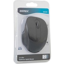 Everest SM-803 USB Siyah 800-1200-1600DPI Kablosuz Mouse