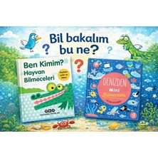 Yapı Kredi Denizden Mini Bilmeceler + Ben Kimim? – Hayvan Bilmeceleri Ikili Kitap Seti