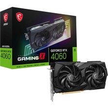 Quadro Msi Geforce RTX4060 Gaming x 8gb Gddr6 128 Bit Dlss 3 Ekran Kartı
