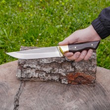 Köse Mehmet Kesme Bıçağı - N690 Çeliği - Venge Ağacı Sapı 29 cm