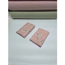 Pınarhome collection 100% Desenli Kumaş Ranforce Kapaklı Yastık Kılıfı --50X70CM--2 Adet (1 Çift)