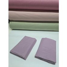 Pınarhome collection 100% Pamuk Düz Kumaş Ranforce Kapaklı Yastık Kılıfı --50X70CM--2 Adet (1 Çift)