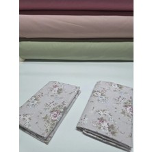 Pınarhome collection 100% Desenli Kumaş Ranforce Kapaklı Yastık Kılıfı --50X70CM--2 Adet (1 Çift)