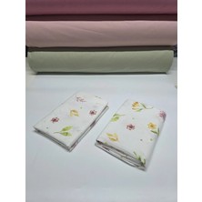 Pınarhome collection 100% Desenli Kumaş Ranforce Kapaklı Yastık Kılıfı --50X70CM--2 Adet (1 Çift)