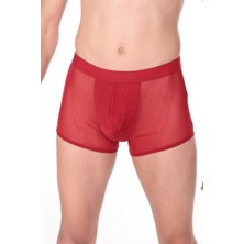 Jeu Jeu Sheer Boxer – Transparan Ince Tül Modern Erkek Boxer