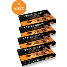 Şölen Chocodans Bütün Fındıklı Karamelli Fındık Kremalı Sütlü Çikolata 125 gr x 4'lü Fırsat Paketi