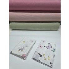 Pınarhome collection 100% Desenli Kumaş Ranforce Kapaklı Yastık Kılıfı --50X70CM--2 Adet (1 Çift)
