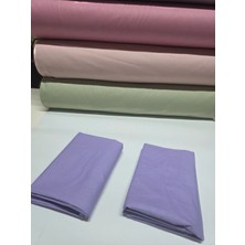 Pınarhome collection 100% Pamuk Düz Kumaş Ranforce Kapaklı Yastık Kılıfı --50X70CM--2 Adet (1 Çift)