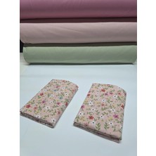 Pınarhome collection 100% Desenli Kumaş Ranforce Kapaklı Yastık Kılıfı --50X70CM--2 Adet (1 Çift)